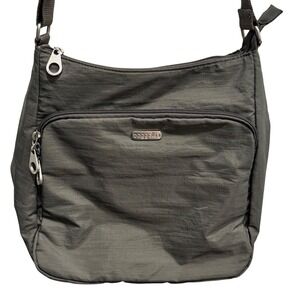 Baggallini Joey Bagg - Graphite Gray - Nylon Crossbody Shoulder Bag Travel Purse